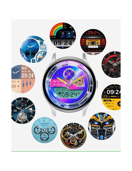 Smartwatch rubicon rncf11 black smarub240