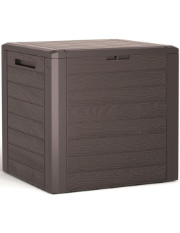 Skrzynia ogrodowa 140l brąz woodebox
