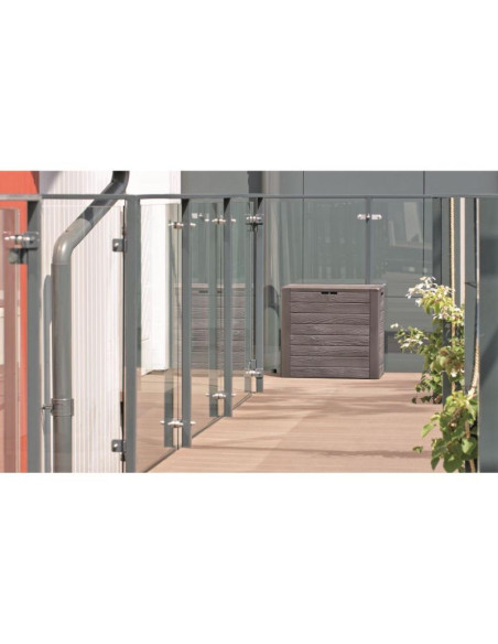 Skrzynia ogrodowa 140l  antracyt woodebox