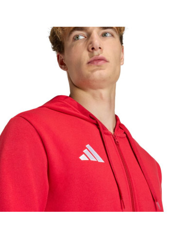 Bluza męska adidas entrada 26 fz hoody czerwona kf5944