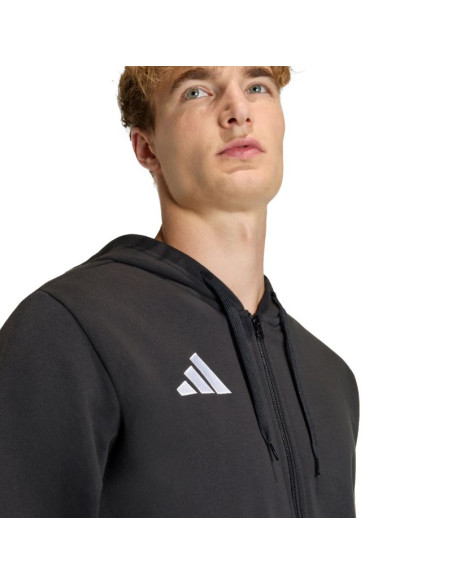 Bluza męska adidas entrada 26 fz hoody czarna kf5945