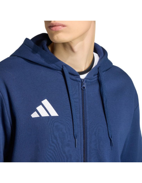 Bluza męska adidas entrada 26 fz hoody granatowa kf5946