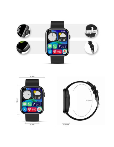 Smartwatch damski gravity gt3-3