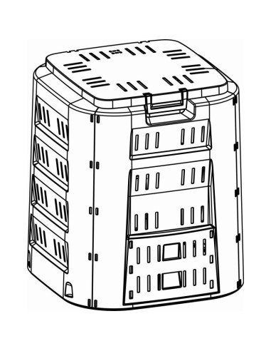 Kompostownik ogrodowy compogreen 320l prosperplast