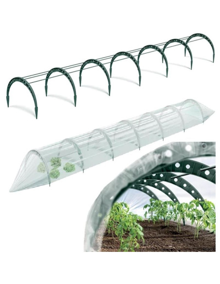 Tunel foliowy szklarnia floo 360cm zielony leśny