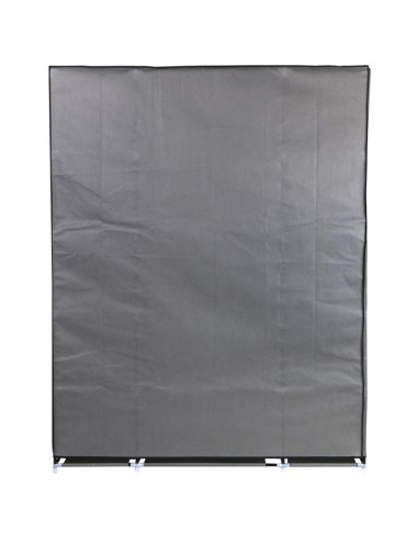 Szafa tekstylna garderoba 175x133x43cm ciemno-szara 28873
