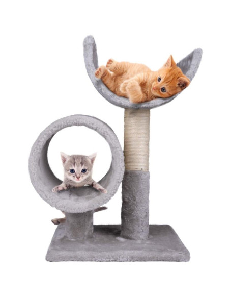 Drapak dla kota z dwoma legowiskami 50cm