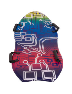 Ślizg zjazd piankowy dwuosobowy wielokolorowy 122x51x2,2cm enero 2