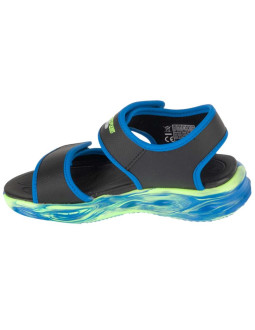 Skechers s-lights: sola glow sandal - fusion brights 407032l-bkbl czarne 28 2