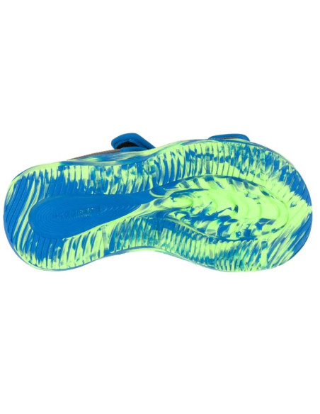 Skechers s-lights: sola glow sandal - fusion brights 407032l-bkbl czarne 28