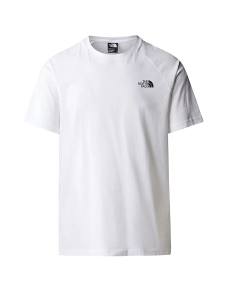 The north face m ss north faces tee nf0a87nufn41 białe l