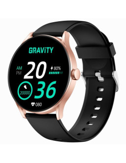 Smartwatch gravity czarno różowy gt2-2 pro
