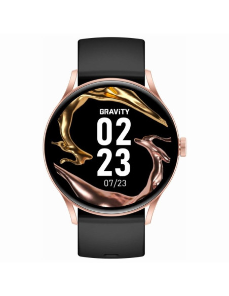 Smartwatch gravity czarno różowy gt2-2 pro