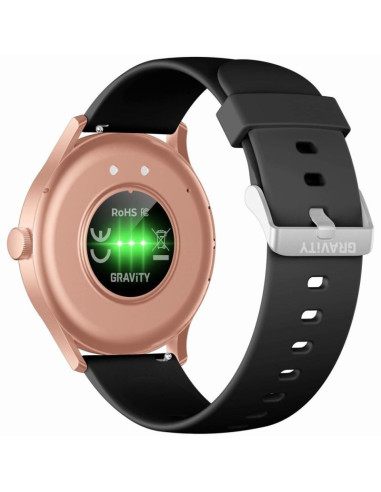 Smartwatch gravity czarno różowy gt2-2 pro