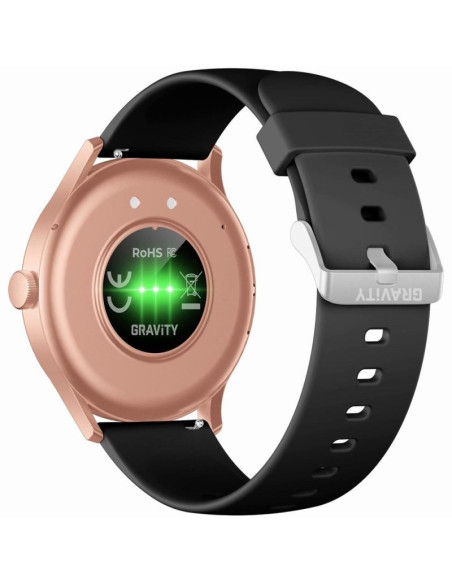 Smartwatch gravity czarno różowy gt2-2 pro