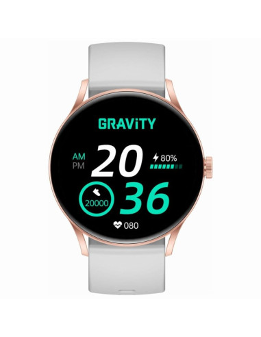 Smartwatch gravity szaro różowy gt2-3 pro