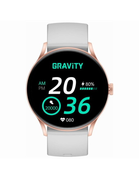 Smartwatch gravity szaro różowy gt2-3 pro