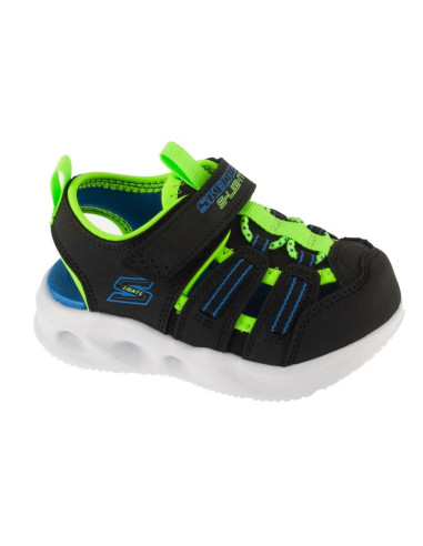 Skechers s-lights: sola glow sandal - hyper-coast 407033n-bklm czarne 22