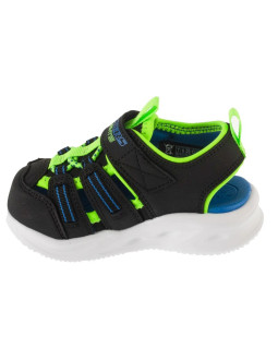 Skechers s-lights: sola glow sandal - hyper-coast 407033n-bklm czarne 22 2