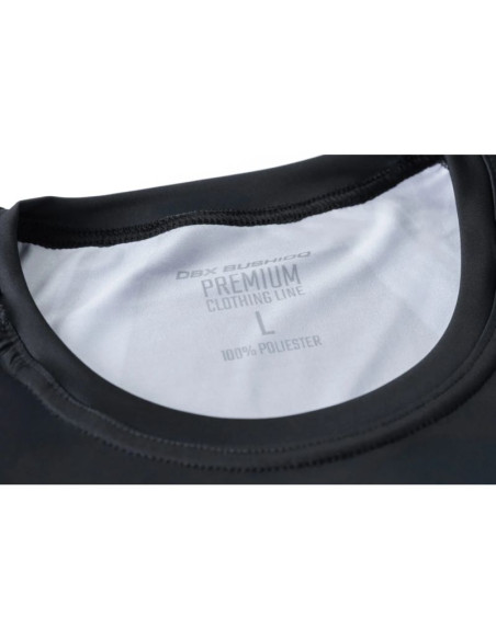 Rashguard szary długi rękaw logo dbx bushido