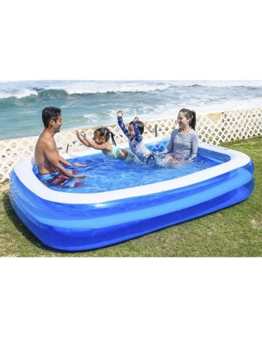 Basen dmuchany rodzinny prostokątny 262x175x50cm 51258