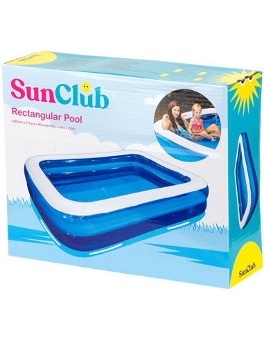 Basen dmuchany rodzinny prostokątny 262x175x50cm 51258