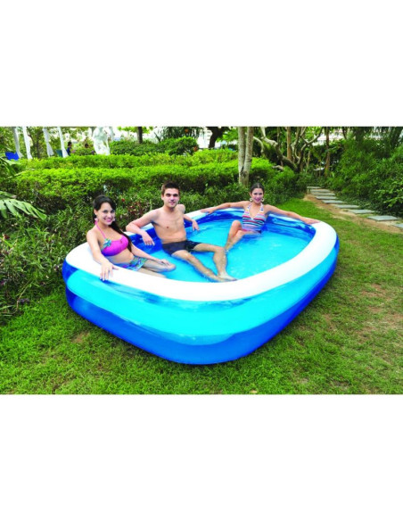 Basen dmuchany rodzinny prostokątny 262x175x50cm 51258