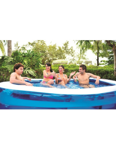 Basen dmuchany rodzinny prostokątny 262x175x50cm 51258