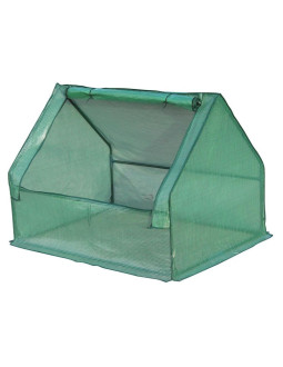 Szklarnia tunel ogrodowy zielony mini 124x94x94cm 2