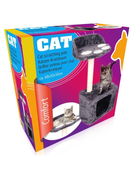 Drapak dla kota z domkiem i legowiskiem 68cm