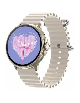 Smartwatch damski rubicon rncf15 tytan/light latte smarub260