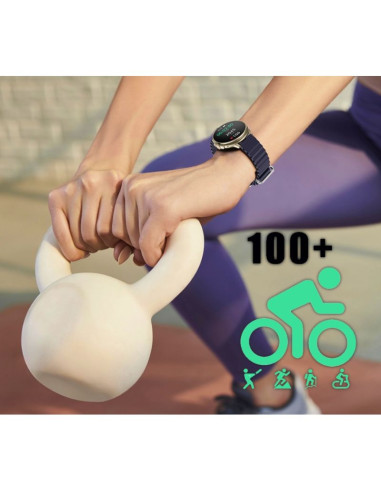 Smartwatch damski rubicon rncf15 tytan/light latte smarub260