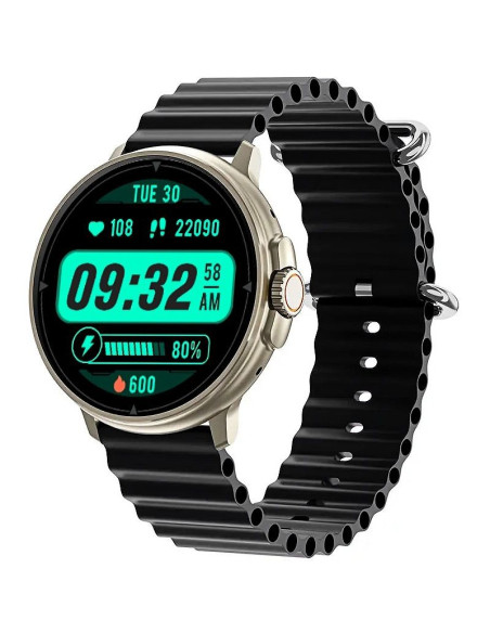 Smartwatch rubicon rncf15 tytan/black smarub259