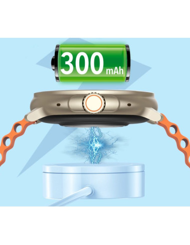 Smartwatch rubicon rncf15 tytan/black smarub259