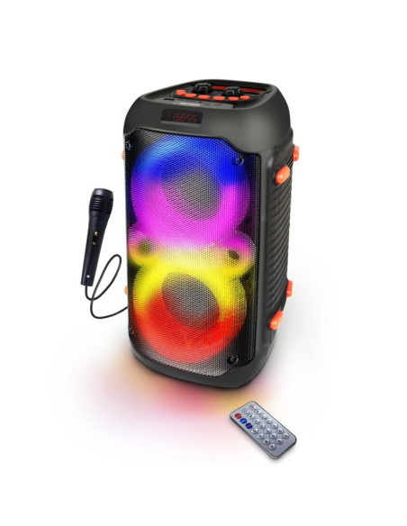 Esperanza głośnik bt fm led rgb karaoke singer ep156