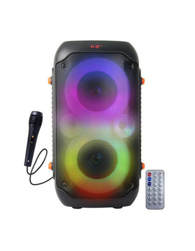 Esperanza głośnik bt fm led rgb karaoke singer ep156