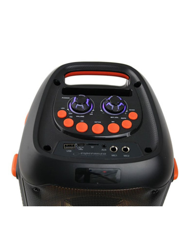 Esperanza głośnik bt fm led rgb karaoke singer ep156