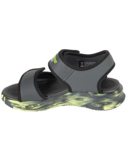 Skechers s-lights: sola glow sandal - fusion brights 407032l-ccbk szare 28 2