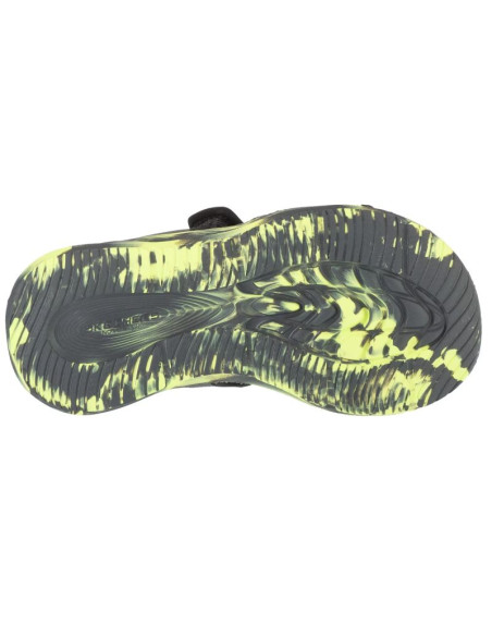 Skechers s-lights: sola glow sandal - fusion brights 407032l-ccbk szare 28