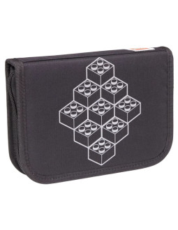 Lego bricks pencil case with content 20085-2511 czarne one size