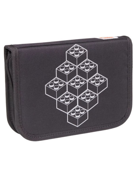 Lego bricks pencil case with content 20085-2511 czarne one size