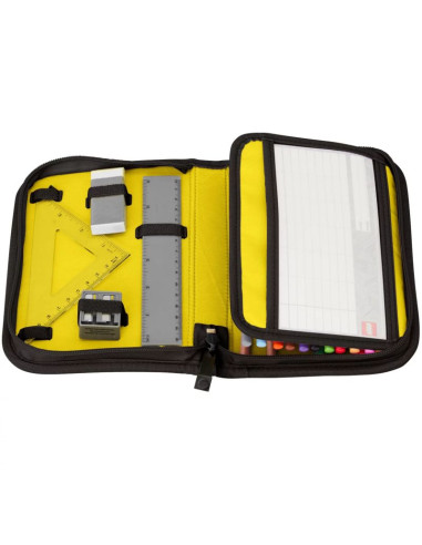 Lego bricks pencil case with content 20085-2511 czarne one size