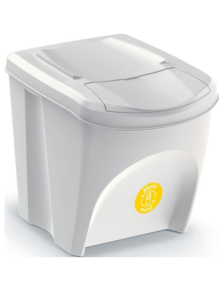 Śmietnik kosze na śmieci 25 l sortibox set4 szt. popielaty