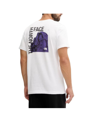 The north face m half dome photo ss tee nf0a8ee9fn41 białe l