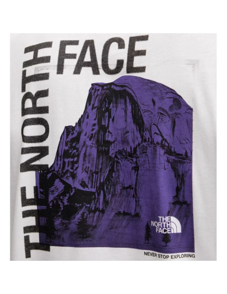 The north face m half dome photo ss tee nf0a8ee9fn41 białe l