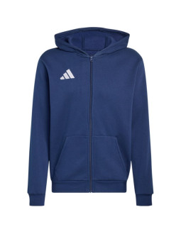 Bluza dla dzieci adidas entrada 26 full zip hoody granatowa kh1784