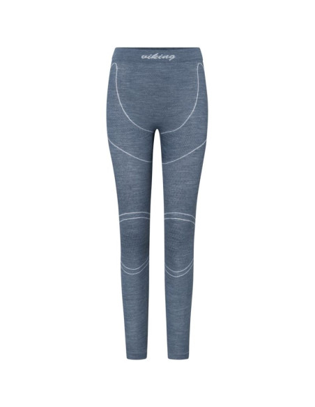 Bielizna damska viking lana pro pants merino roz. s szara