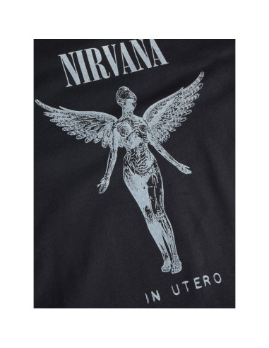 Jack&jones koszulka t-shirt nirvana jprblunirvana ss tee 12287521 black