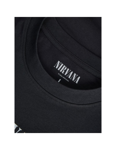 Jack&jones koszulka t-shirt nirvana jprblunirvana ss tee 12287521 black