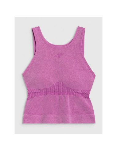 Top do jogi i pilatesu slim szybkoschnący damski 4f 4fwaw25tfslf578-54a